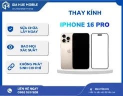 Thay Kính iPhone 16 Pro Chính Hãng, Lấy Ngay, Giá Tốt