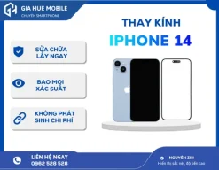 Thay kính iPhone 14 chính hãng, uy tín, lấy ngay