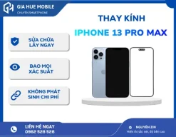 Thay kính iPhone 13 Pro Max chính hãng, lấy ngay