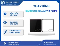 Thay kính Samsung Galaxy Z Flip8 uy tín, lấy ngay