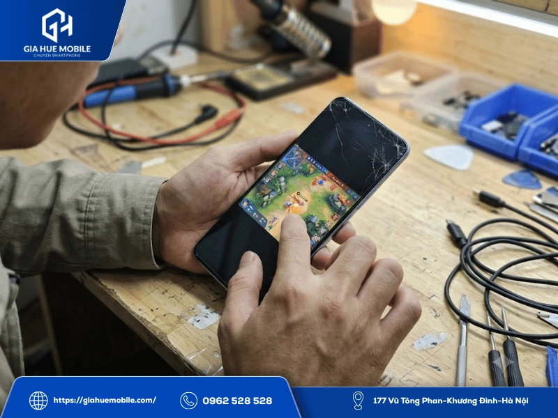 Dấu hiệu nhận biết mặt kính vivo iQOO Neo 9 bị hư hỏng