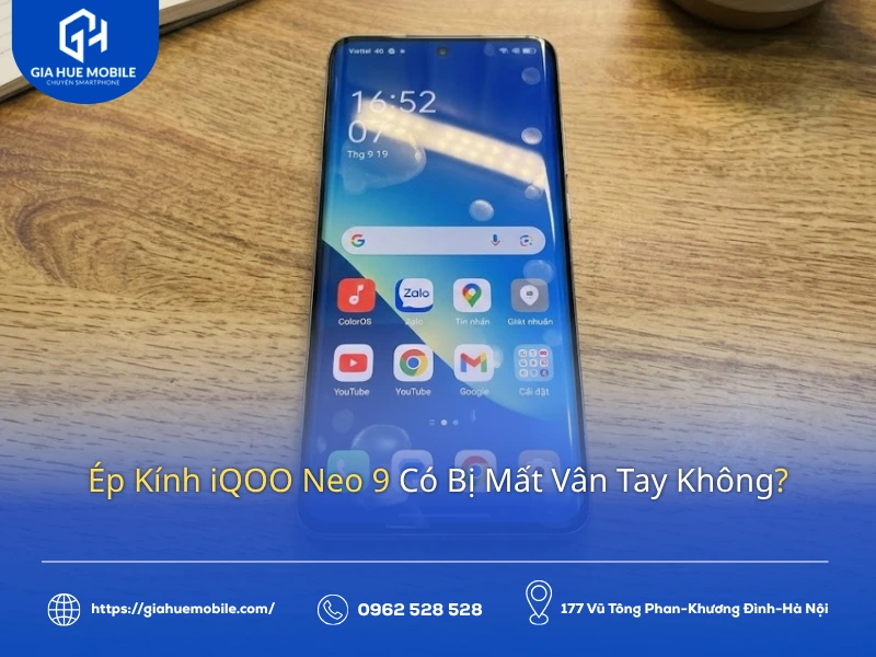 iQOO Neo 9 Vỡ Kính Có Phải Thay Màn Hình Không