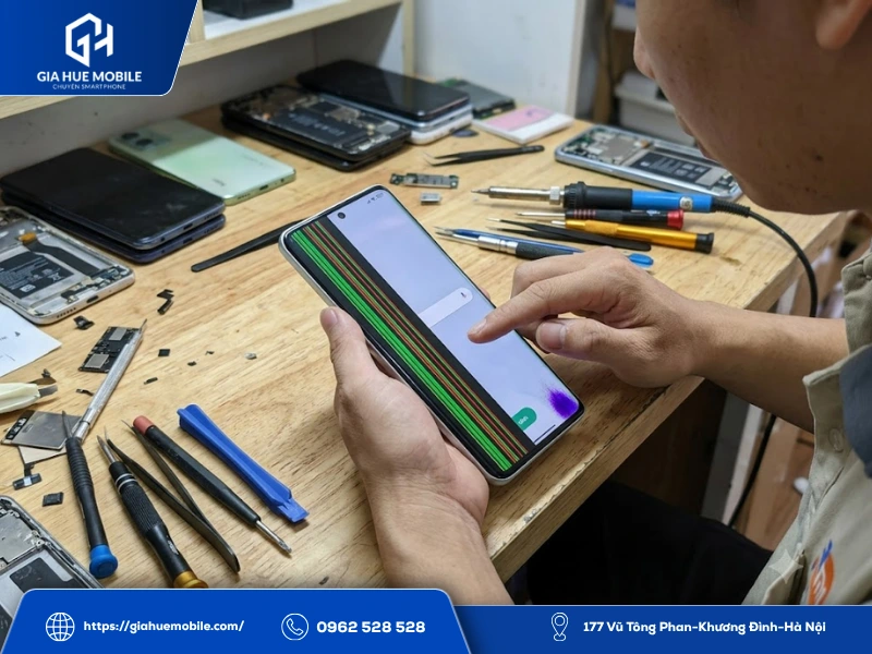 Redmi Note 14 Pro+ bị sọc màn và chảy mực