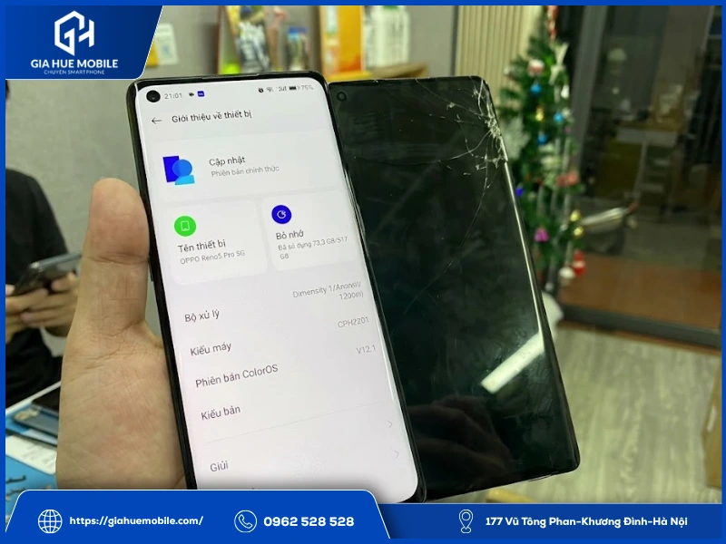Cách hạn chế lỗi hở viền khi ép kính OPPO Reno 5 Pro