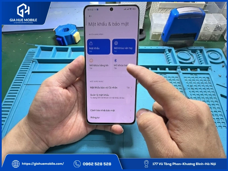 Ép kính Xiaomi 14T có mất vân tay không