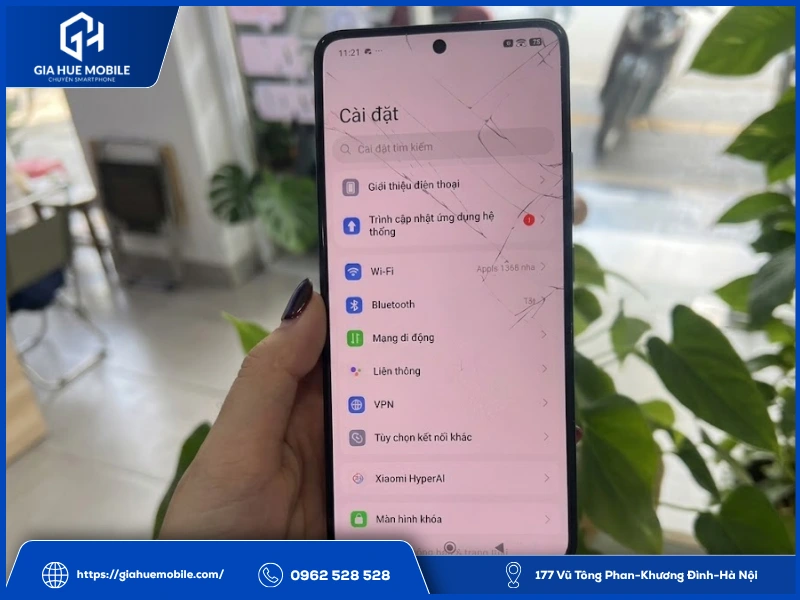 Xiaomi 14T vỡ kính mép nhưng màn vẫn sáng có ép được không?